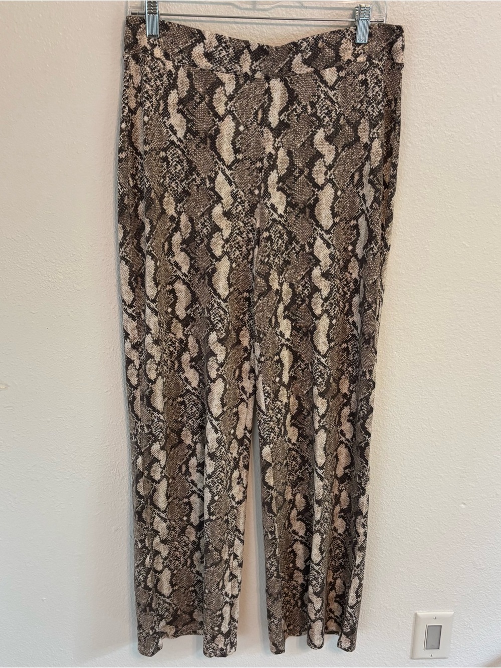 NWT H&M M snake skin flared at bottom Y2K grunge whimsigoth